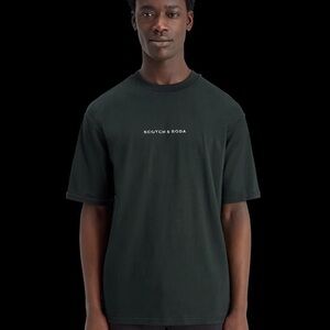 Scotch & Soda Men's Dark Green T-Shirt